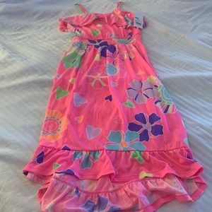 Girls floral knot dress